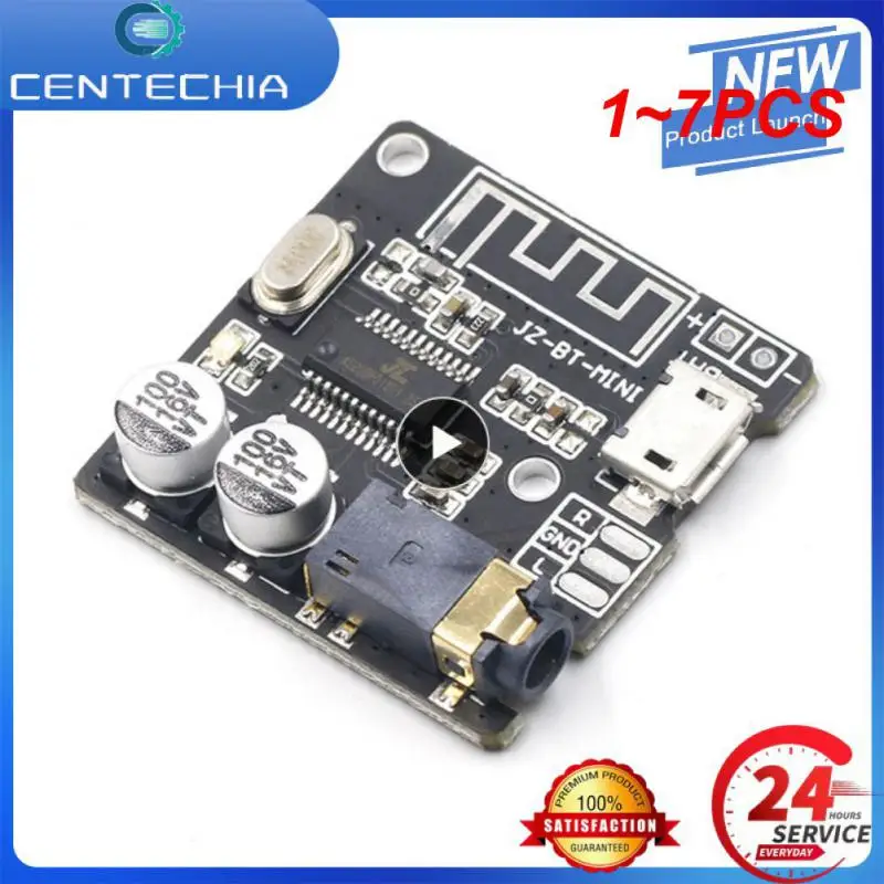 

1~7PCS Audio Receiver Board 5.0 MP3 Lossless Decoder Board Wireless Stereo Music Module 3.7-5V XY-BT-Mini