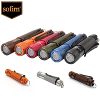 sofirn blf c01s mini led flashlight 4000k aaa pocket led torch edc portable lighting keychain flashlight with clip low to high