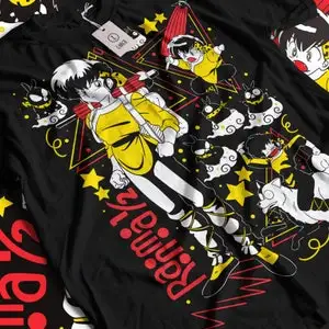 Футболка унисекс с аниме Ранма Саотоме рубашка Genma Panda Manga