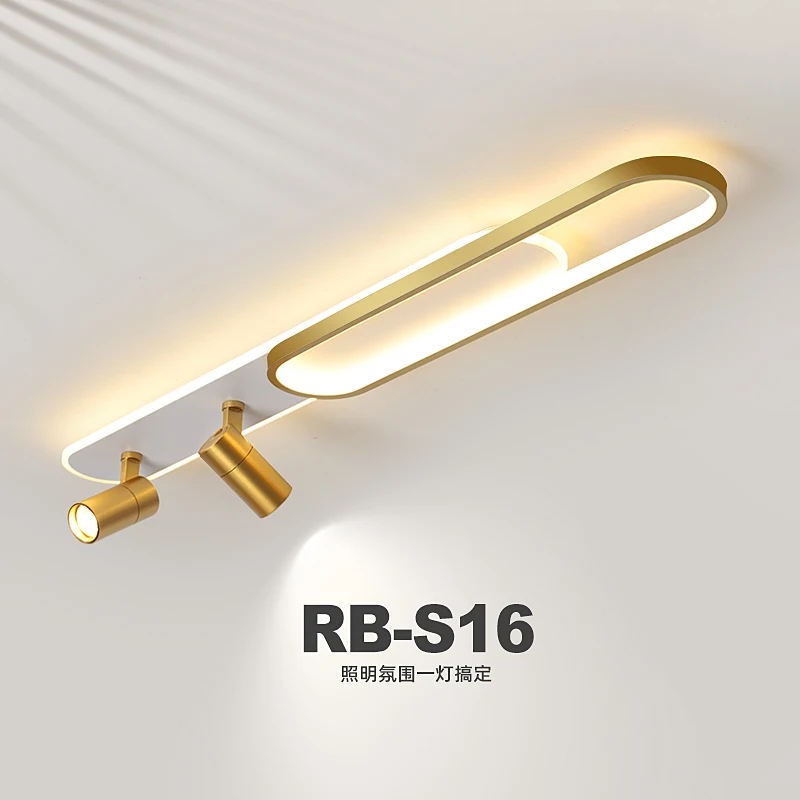 Купить Современные светодиодные потолочные светильники с прожектором, люстры из акрила с белыми полосками для гостиной, кухни, коридора, комнатны...