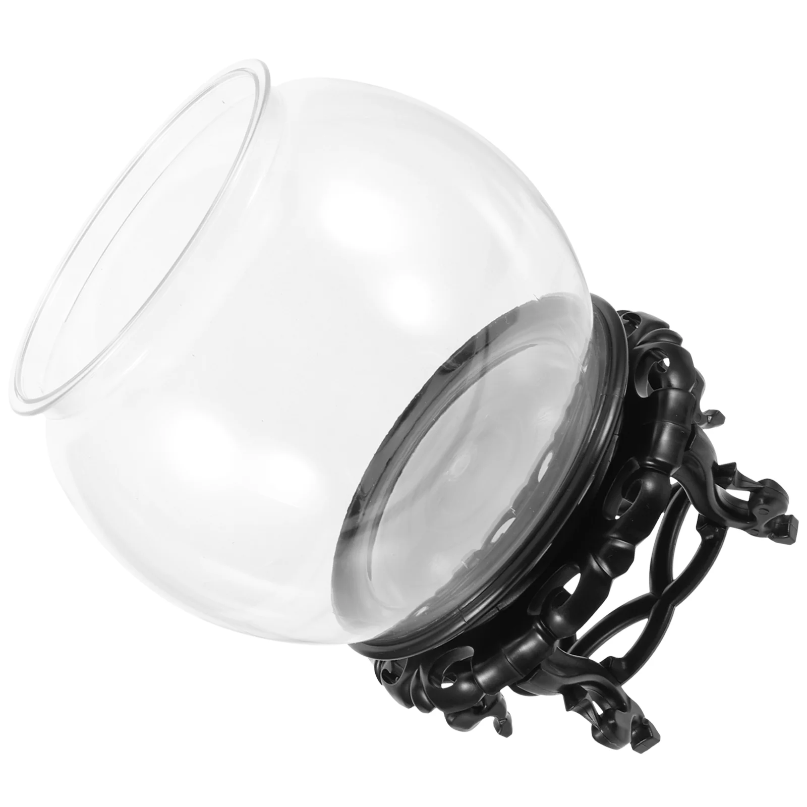 Маленький аквариум для золотых рыбок пластиковый легкий черепаха прозрачный