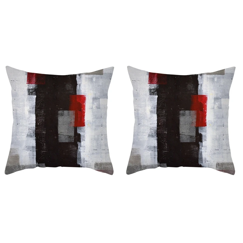 

Homeware Sofa Pillow Cover Abstract Peach Skin Pillow Cover Watercolor Print Cushion Cover 15