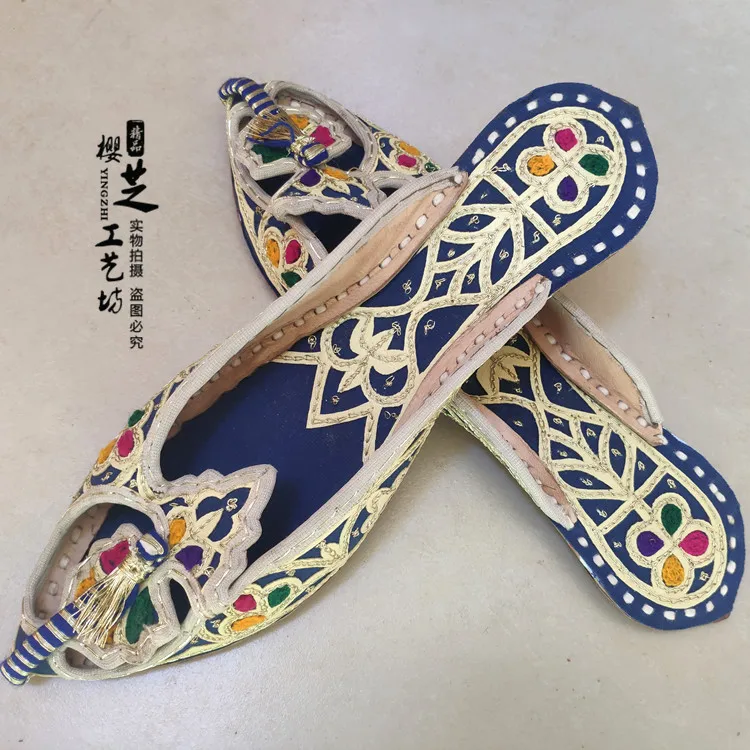 

Pakistan Shoes Women Flat Sandals Embroidered Slippers