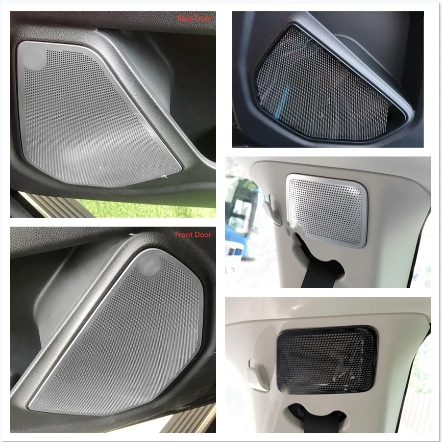

For Ford Explorer 2020 -2022 Accessories Car Side Door Stereo Speaker Audio Sound Loudspeaker Cover Trim