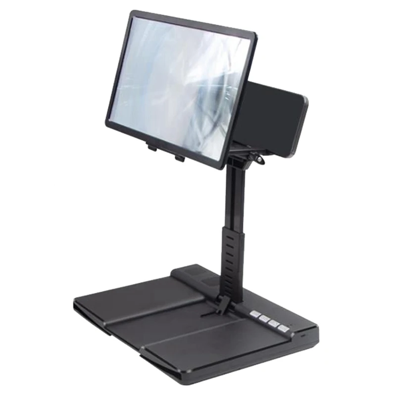 

Screen Magnifier For Smartphones 3D Ultra Clear Projector Foldable Mobile Holder With Screen Magnification Holder