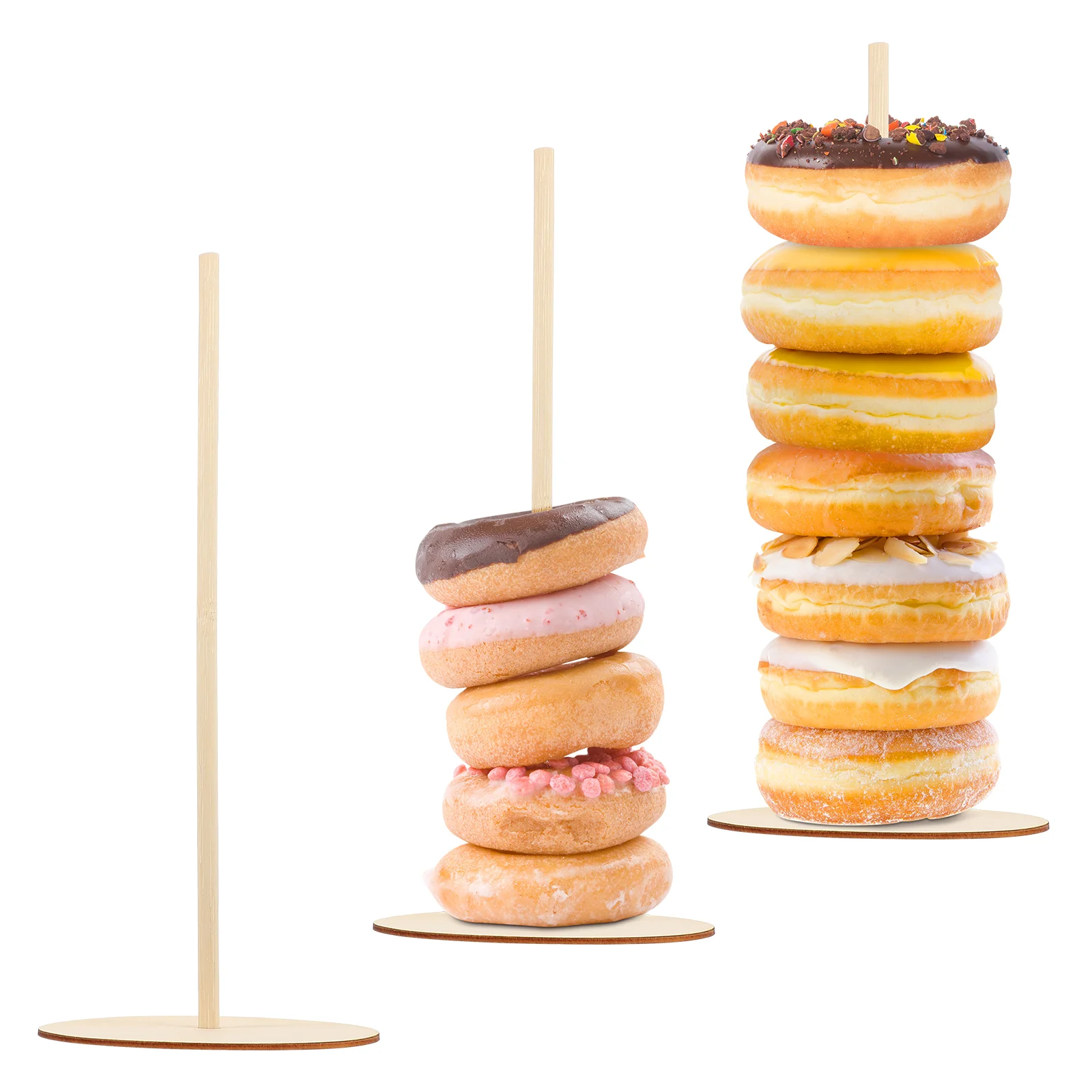 

Donut Stand Party Holder Display Bagel Board Stands Dessert Table Holders Supplies Donuts Cupcake Wedding Detachable Cake Rack