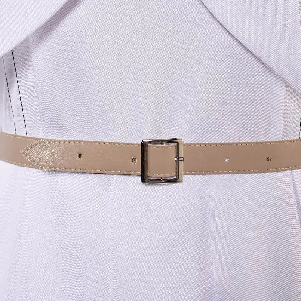 Аниме Зверь Звезды Косплей Костюм Кролик Хару Маскировка Белое Платье для Женщин