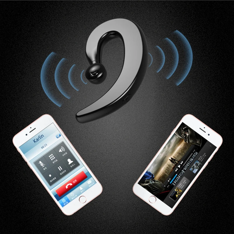 

Bone conduction ear hook type 5.0 stereo wireless sports non in ear left and right ear general business Bluetooth headset high