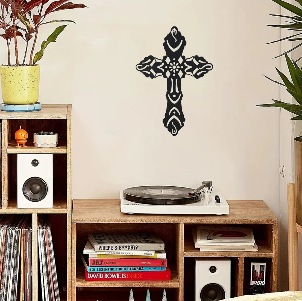 Декоративный крест на стену (15X10 дюймов)-христианский распятие настенная