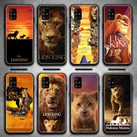 the lion king simba phone case for samsung galaxy a52 a21s a02s a12 a31 a81 a10 a30 a32 a50 a80 a71 a51 5g