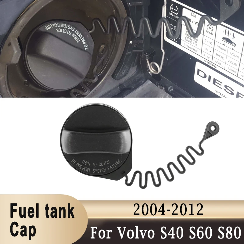 

31392044 Car Fuel Tank Cap Cover for Volvo S60 S80 V60 V70 XC60 XC70 XC90 S40 V50 C30 C70 30742325-PM21337 0638353552336