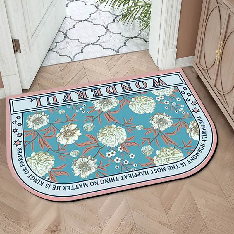 

Винтажные коврики с принтом, мягкий дверной коврик в американском стиле, нескользящий ковер для гостиной, спальни, коврики с принтом, наполь...