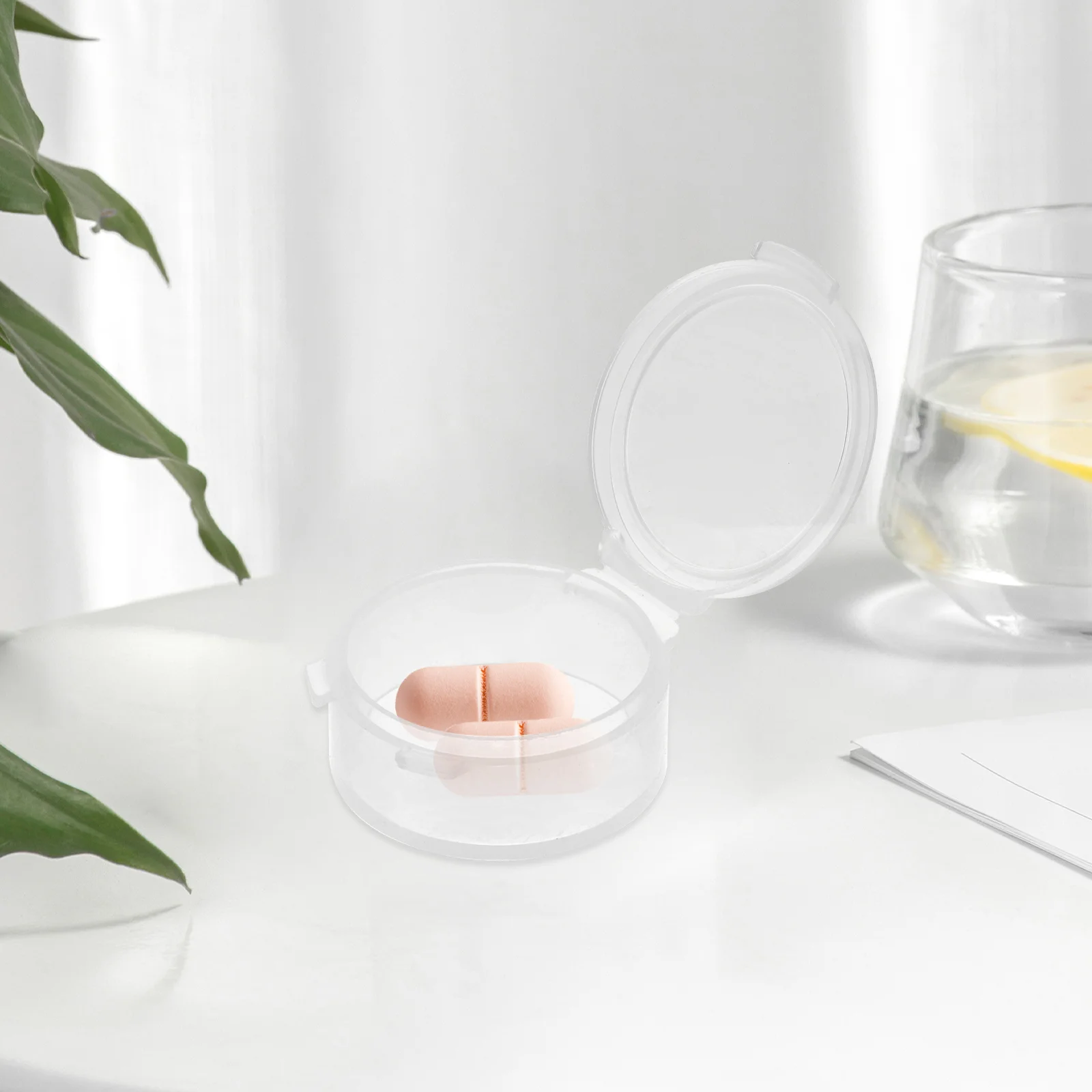 

10 Pcs Clear Organizer Box Medicine Organizer Box Ornament Storage Box Mini Earbuds Travel Ear Plugs