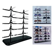 2022 new 10 pairs sunglasses rack shelf eyewear eyeglasses frame glasses display stand organizer show holder tray 5 layer