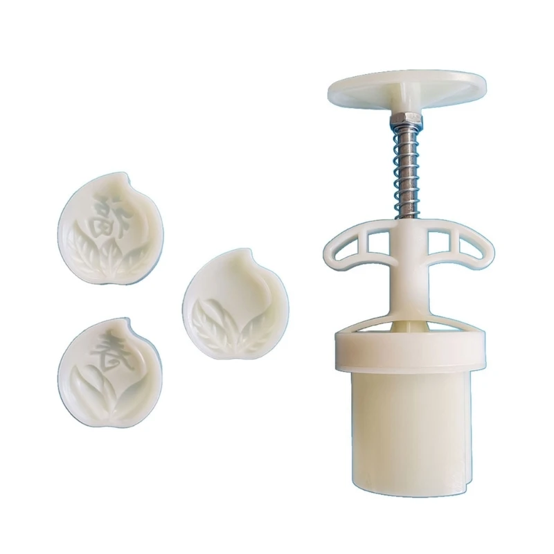 

Симпатичные пластиковые штампы в форме персика для лунного торта Формы для самодельных тортов Аксессуары для выпечки