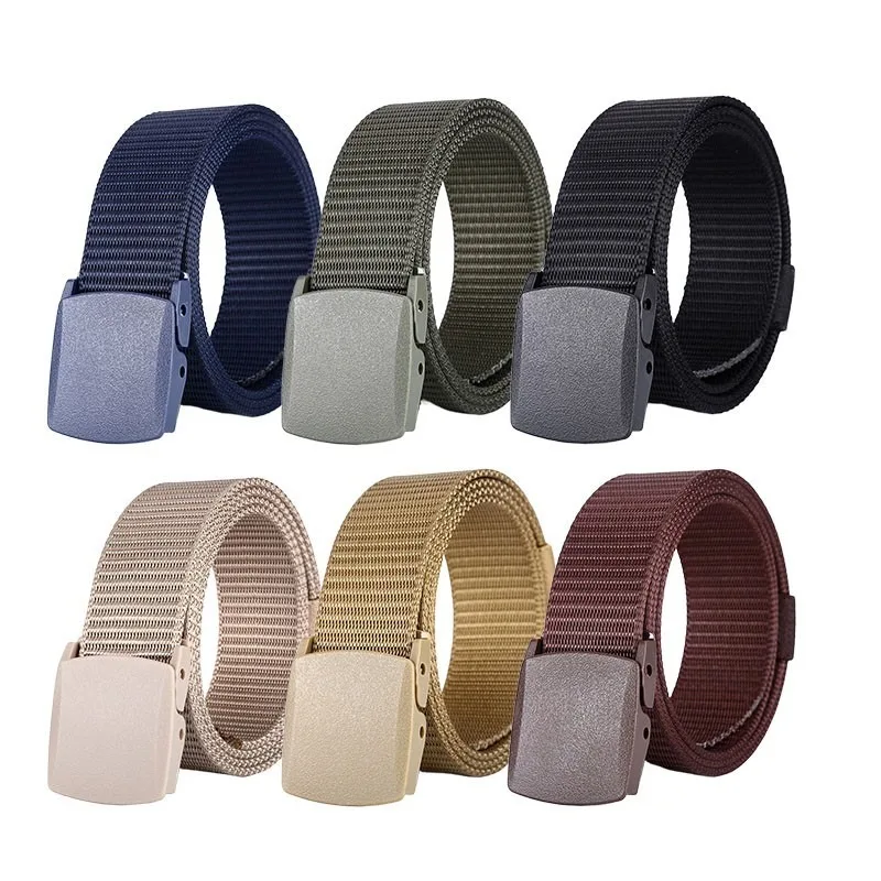 

Outdoor Sports Nylon Belt Men Quick Drying Canvas Belt Women Leisure Tactical Belt