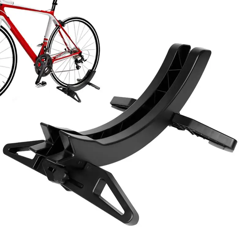 

Напольная подставка для велосипеда, комнатная/уличная велосипедная стойка, стабильное размещение, прочная и маленькая, подходит для горного и дорожного велосипеда
