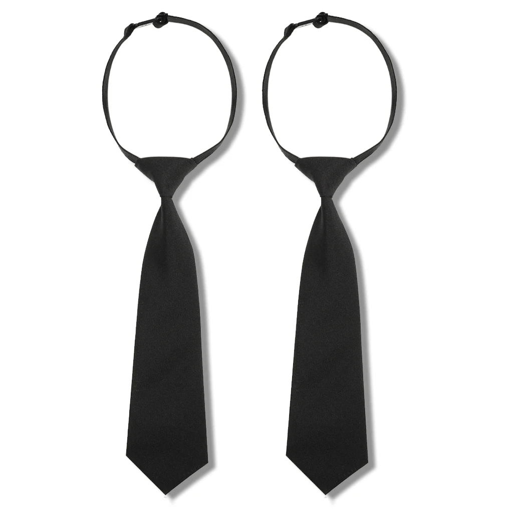 

2 Pieces Children Neck Tie Pre-tied Bridegroom Neckties Party Accessory