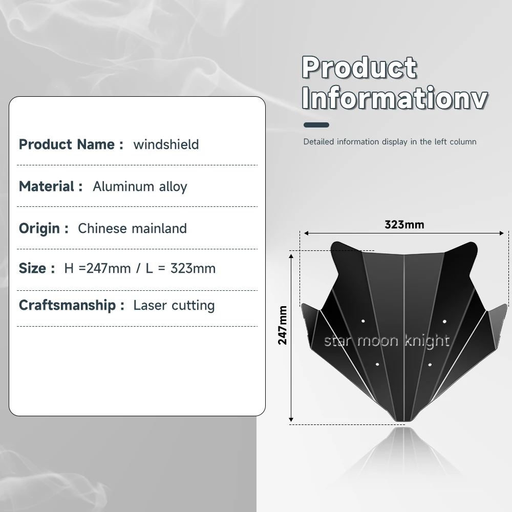 Дефлектор ветрового стекла для Yamaha MT10 MT-10 MT 10 2022-Аксессуары