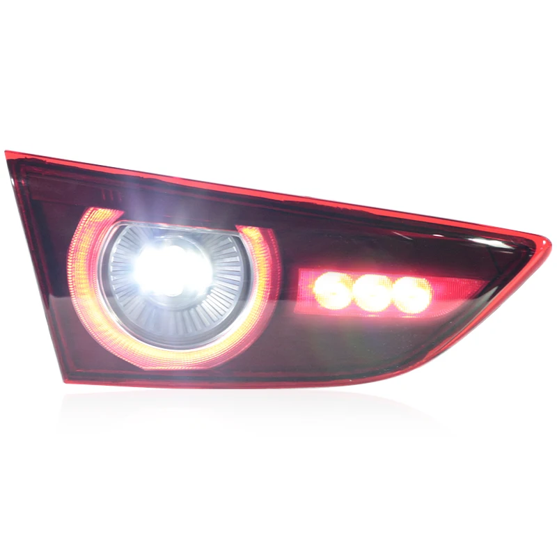 

Автомобильный задний внутренний задний фонарь для Mazda 3 Sedan 2019 2020 2021, светодиодный указатель поворота, предупреждающий стоп-сигнал, автомобильные аксессуары