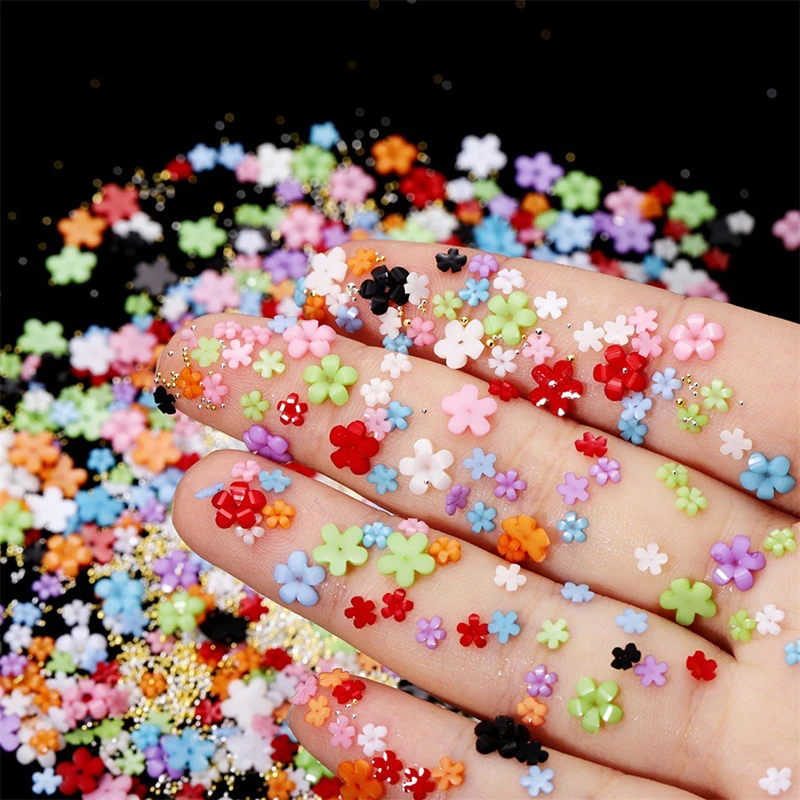 

10 pack Acrylic Flower Beads Metal Epoxy Resin Filling Handmake Beads For Epoxy Resin Mold Crafts Filler Nail Art Decoration