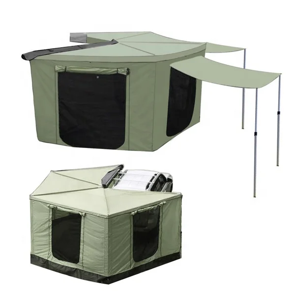 Большая укрытие для кемпинга на открытом воздухе со стороны водителя 270 тент