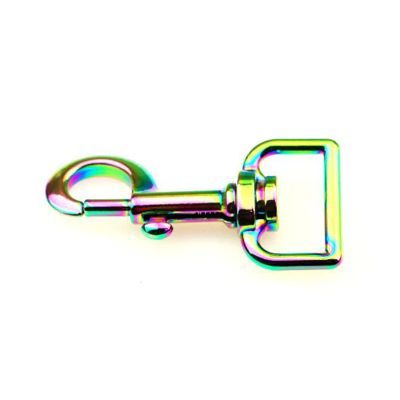 1 шт. металлический цветной карабин для карабина поворотный крючок глаз кожаный