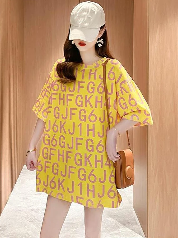 

Harajuku Ullzang Fashion T-shirt Boy friend letter Printing T Shirt Women 90s Graphic oversized graphic t shirts Female y2k tops