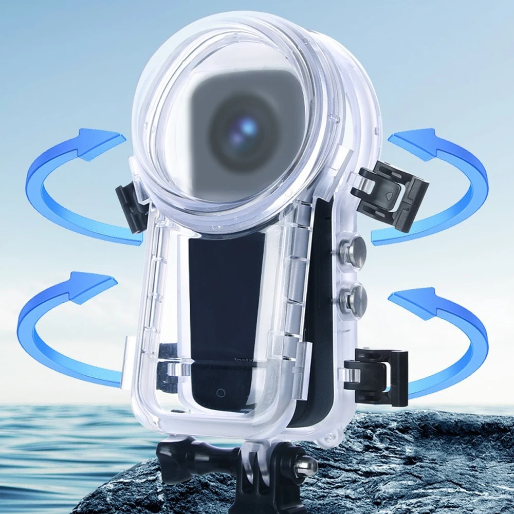 Чехол-невидимка для дайвинга Insta360 X4 водонепроницаемый корпус 50 м
