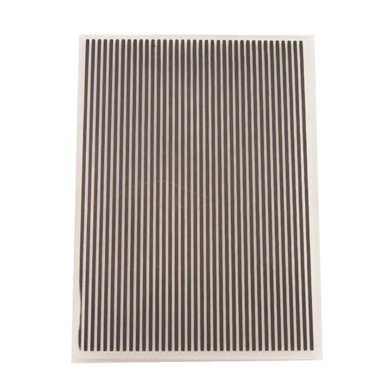 

Plastic Embossing Folder Template DIY Scrapbook Photo Album Card Craft Stripe Dropship