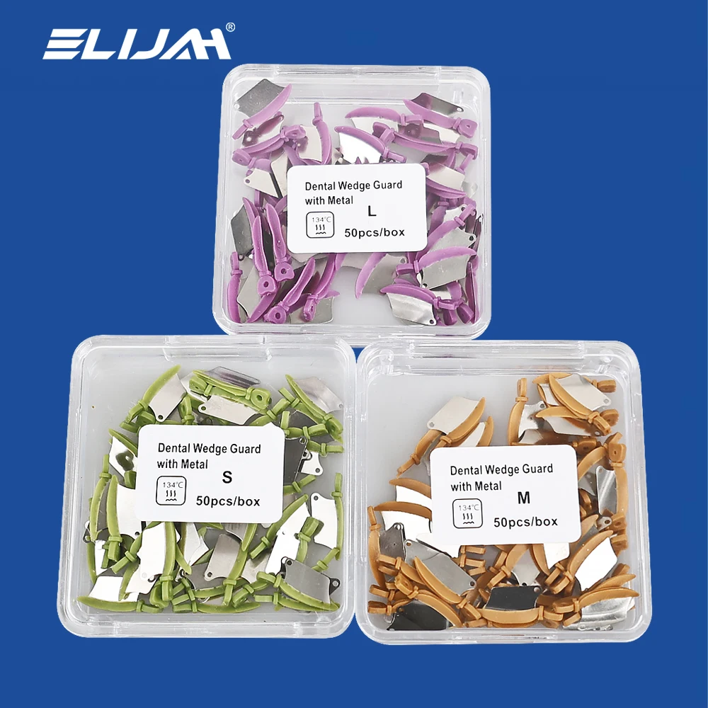 ELIJAH 50 шт./кор. стоматологический клиновой нож Prime Teeth Interproximal пластиковый щиток с