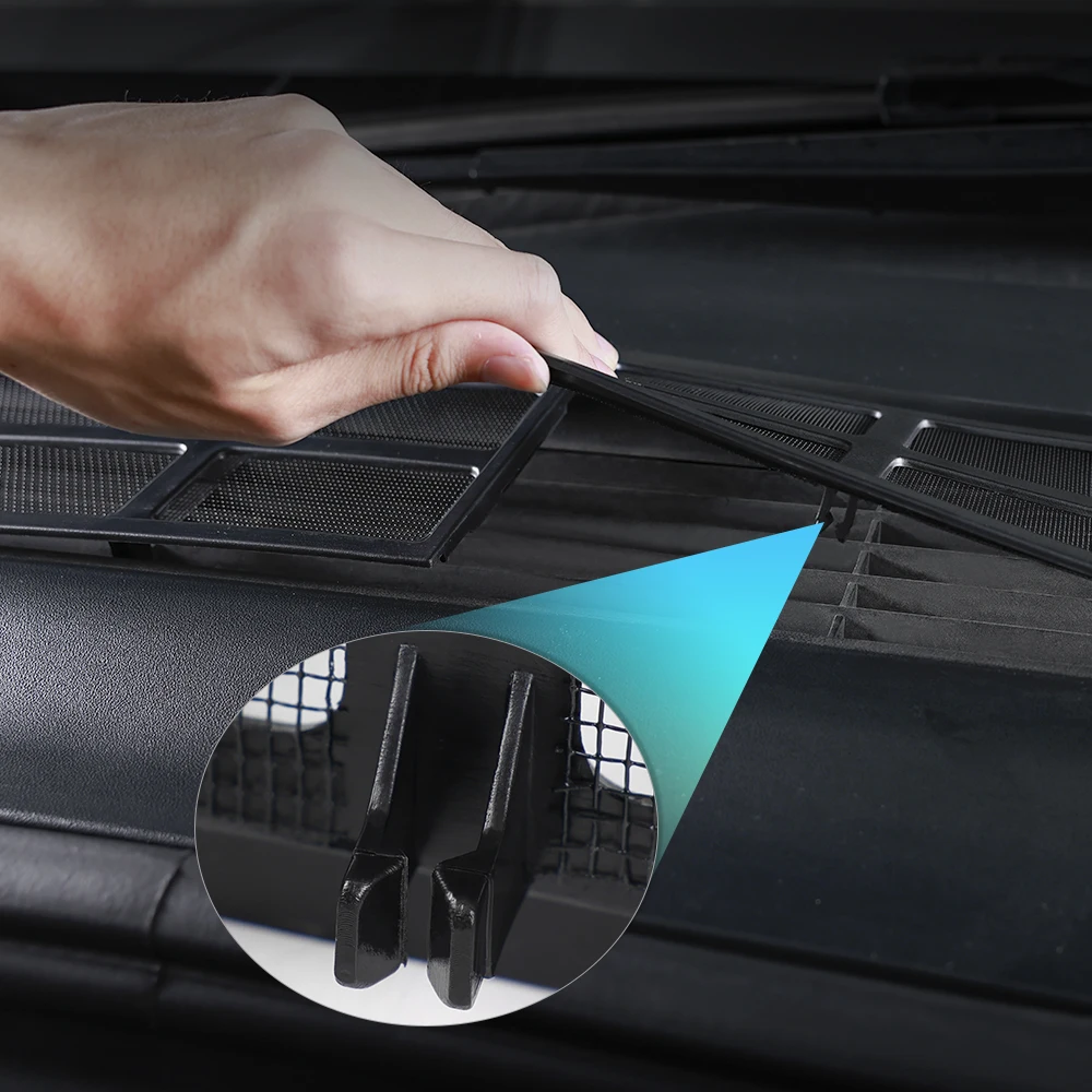 Защитная Сетка Для Tesla Y Решетка Переднего Бампера Крышка Конденсатора