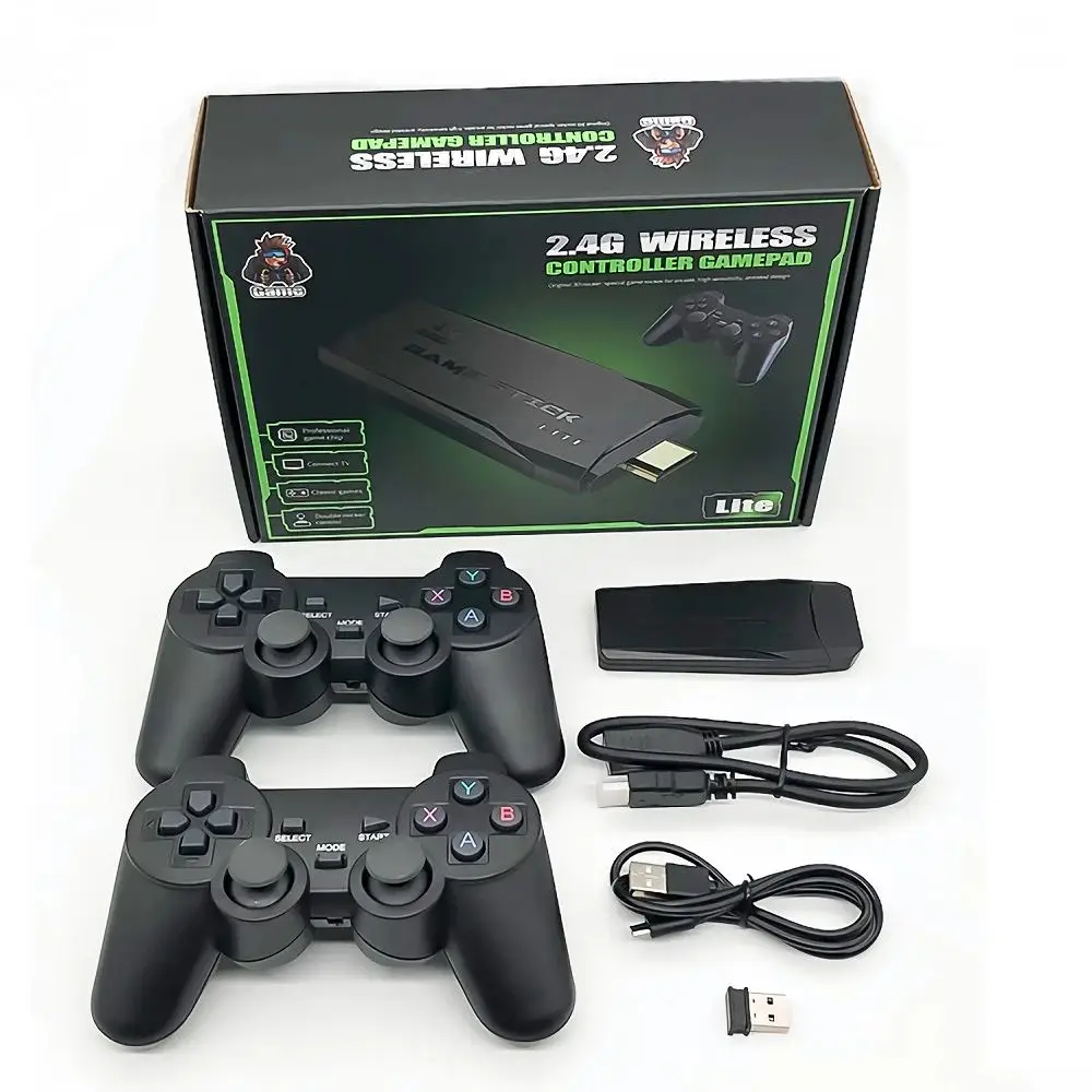 Видеоигра M8 консоль 2 4G двойной беспроводной контроллер Игровая приставка 4K 10000