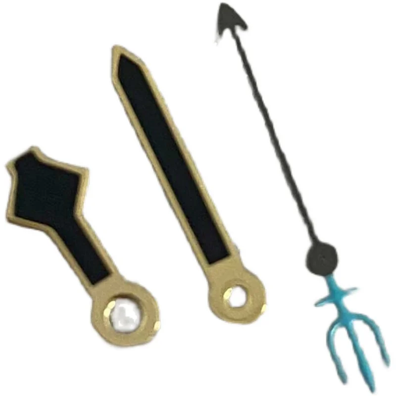 Phnom Penh Black Glow-free Spider Web Seconds Three-pronged Seconds Watch Hands Fit NH35 NH36 4R 7S Automatic Movement