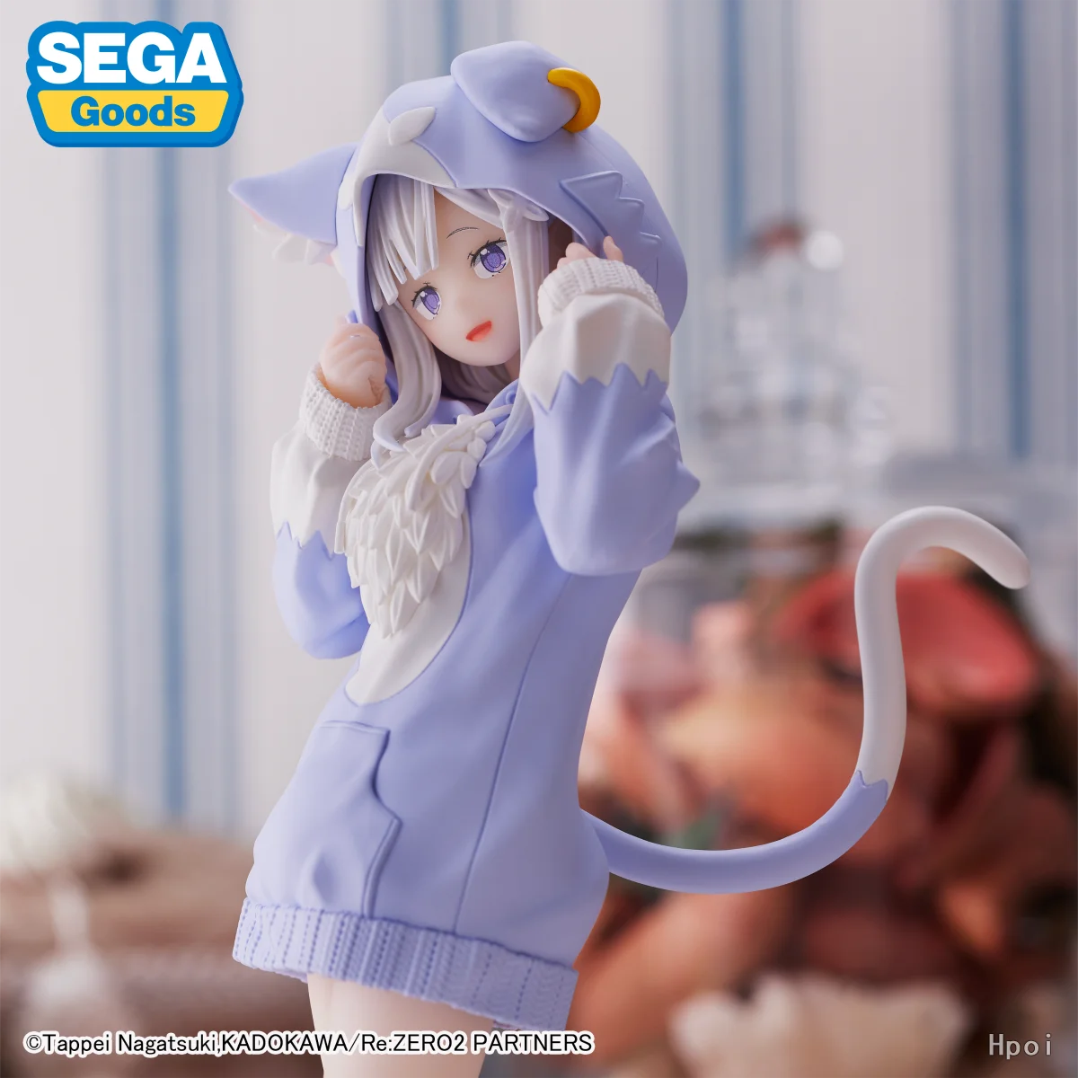 Фото 【UA】SEGA Luminasta Re:Zero Starting Life in Another World Эмилия: Фигурка в меховой парке, модель, игрушка, подарок №5