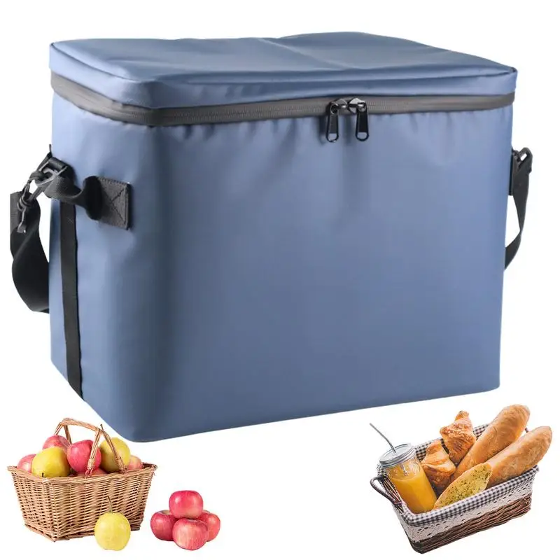 

Cooler Bag Lunch Bag 30L Thermal Lunch Bag Super Capacity Perfect For Camping Picnics And Travel With Handles And Removable