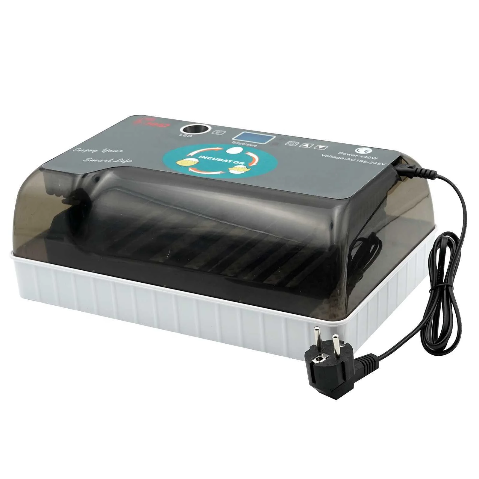 

Инкубатор для цыплят, гусиных, перепелов, 12 яиц