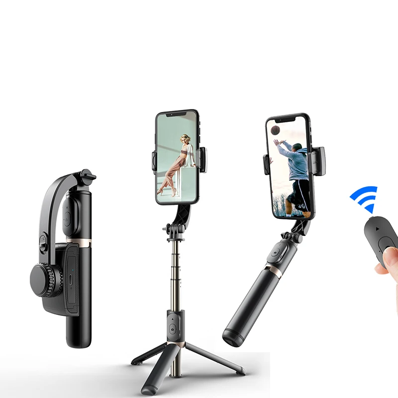 

Q08 New Design Selfie Gimbal Stabilizer Tripod Selfie Stick Single-axis Stabilizer Handheld Anti-shake For Smartphone