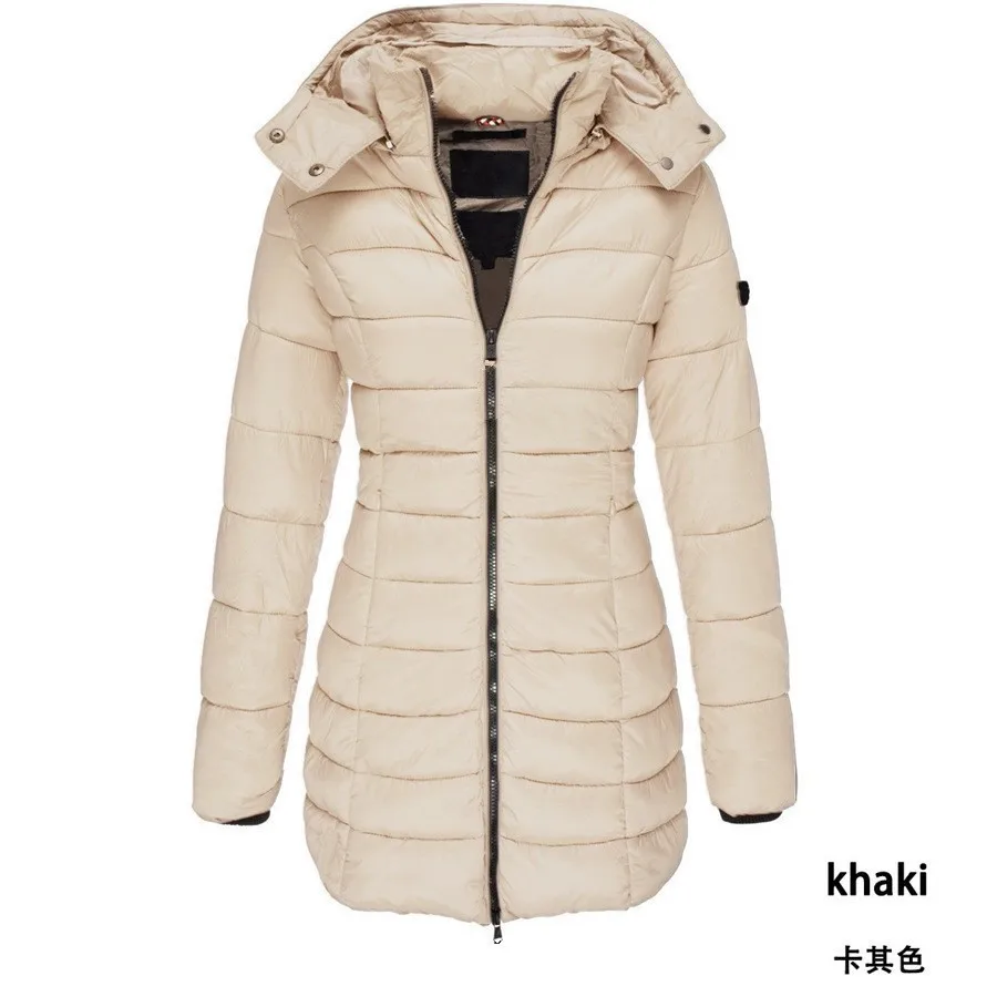 New winter Korean version of the new women's cotton-padded jacket women's long slim cotton-padded jacket warm down cotton jacket