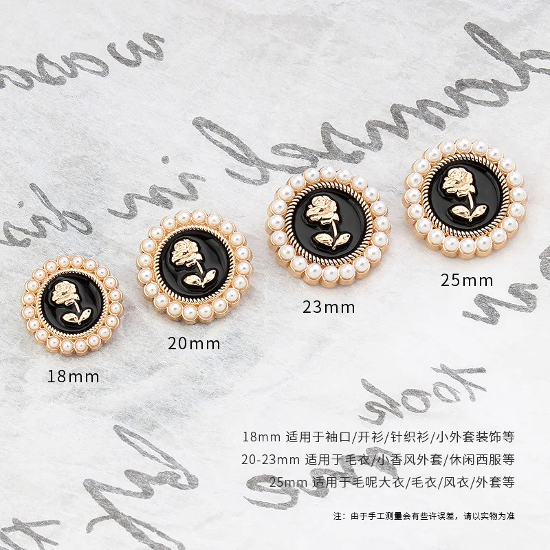 6 шт. детский твидовый тренчкот с жемчужными пуговицами