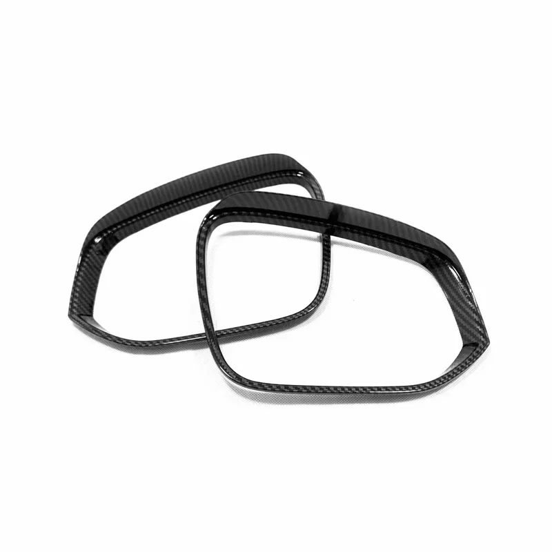 

Для Toyota Harrier XU60 ABS аксессуары из углеродного волокна 2014-2019, зеркало заднего вида на двери автомобиля, дождевик для бровей, накладки на рамку заднего вида