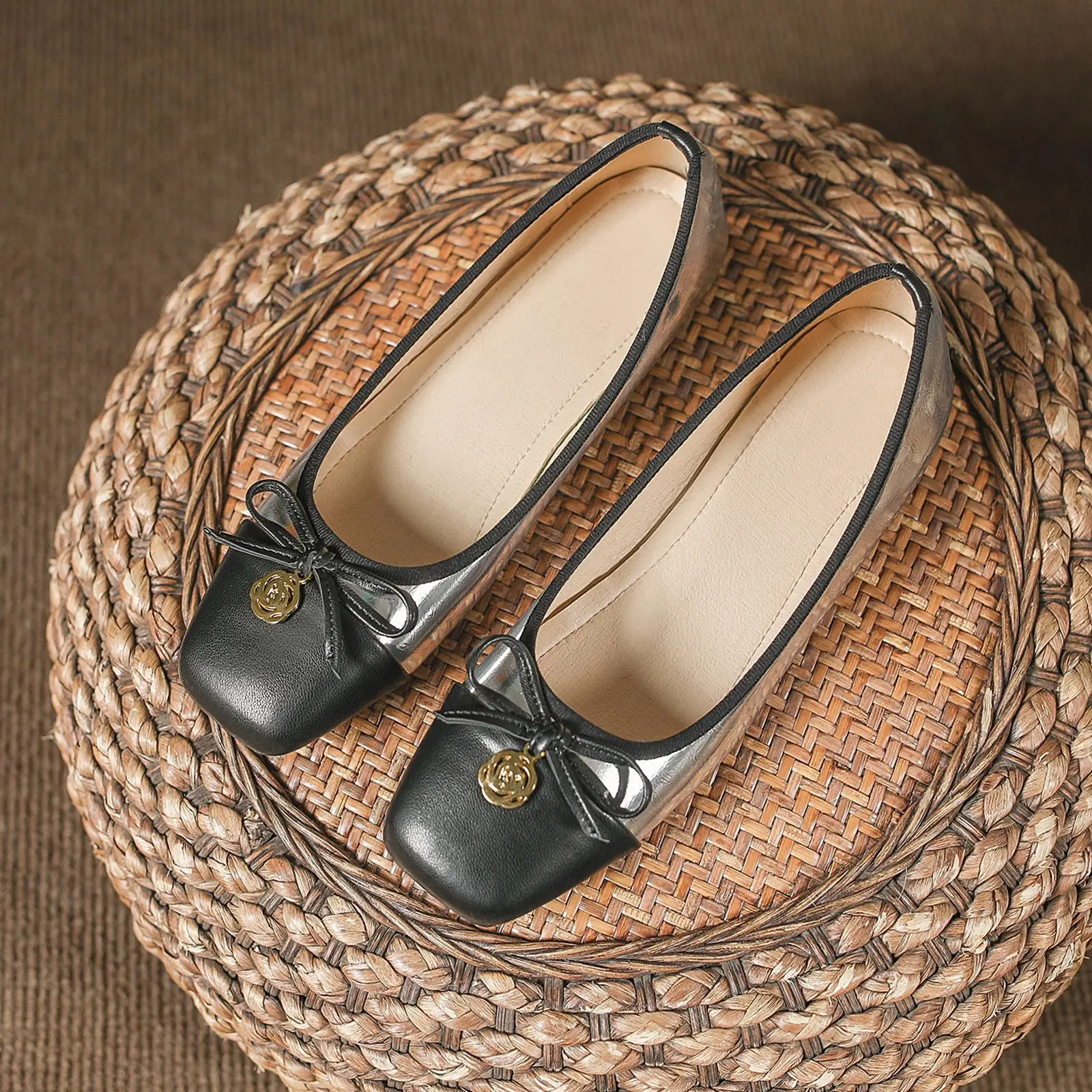 New Arrival Chinese Mary Jane Women Classy Ladies Sweet Flat Shoes