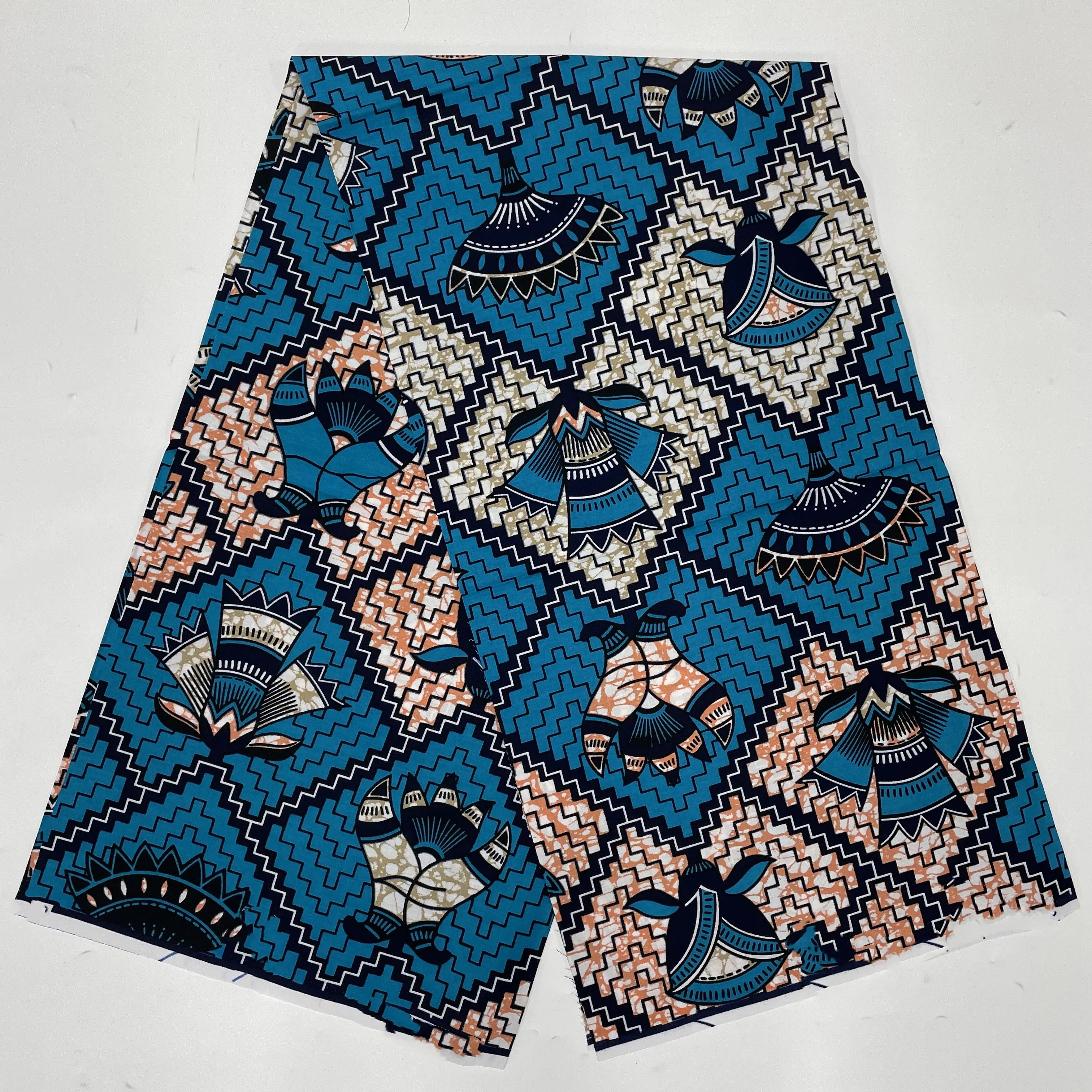 

2023 Latest Design African Veritable Guaranteed Real Wax Prints Fabrics Ankara Soft 100% Cotton Fashion Pagne Dress Loincloth