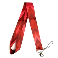 red love mobile phone straps keychain lanyard for keys usb gym id badge holder neck strap keycord webbin ribbon diy hanging rope