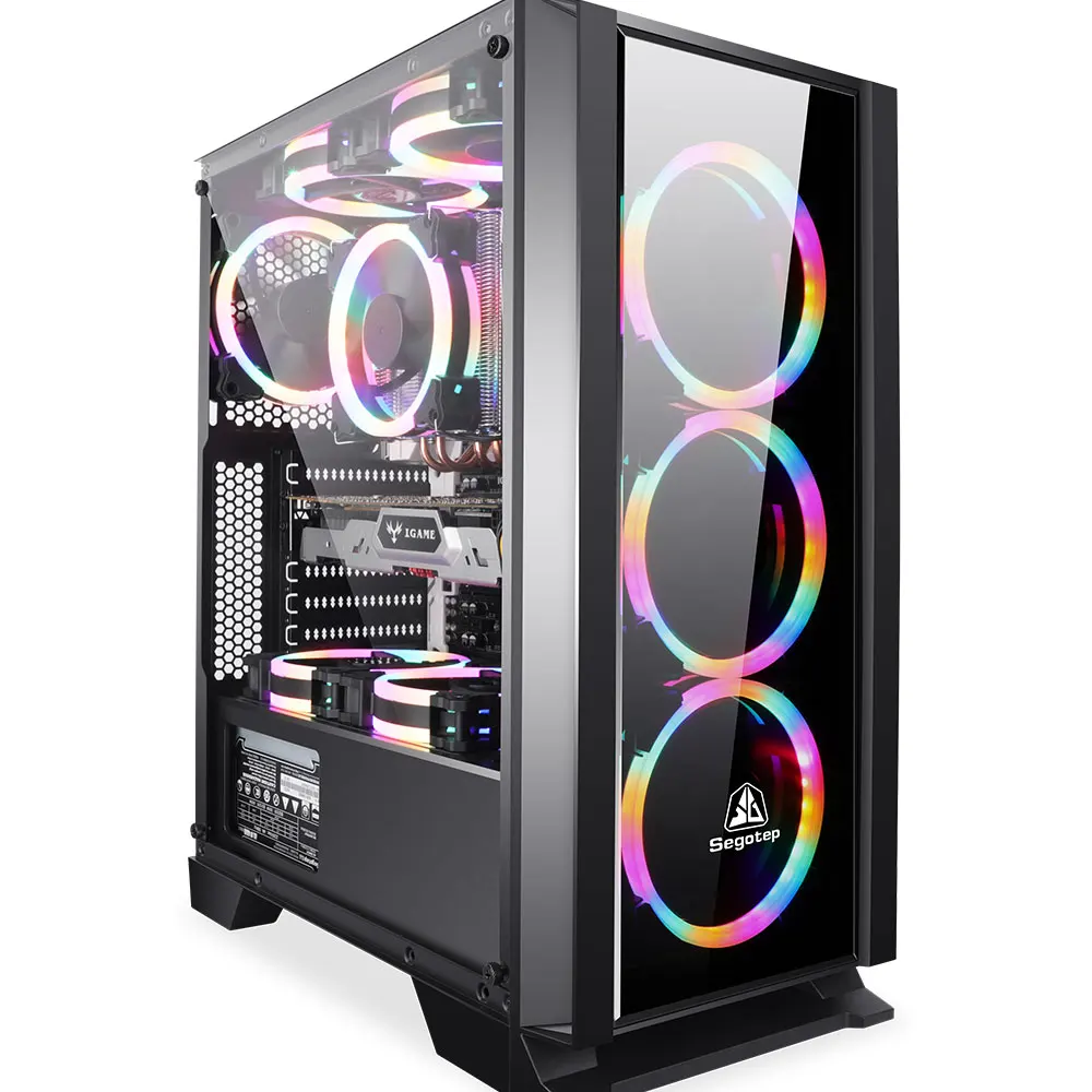 

2021 Latest Tower ATX Case Desktop Gabinete Gamer Gaming PC Cabinet Aluminum Itx Computer Case Cabinet