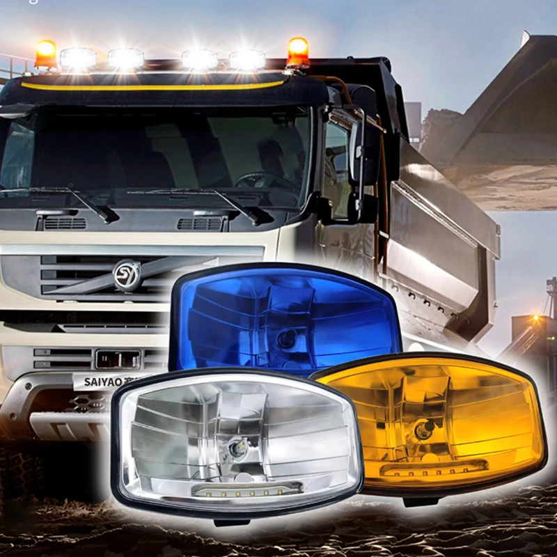 

Bumper Lights Spotlights Lights Work Light For Volvo Scania Benz Truck Fog Lights Accessories Vehicles Truck Led Off-road Vehicl