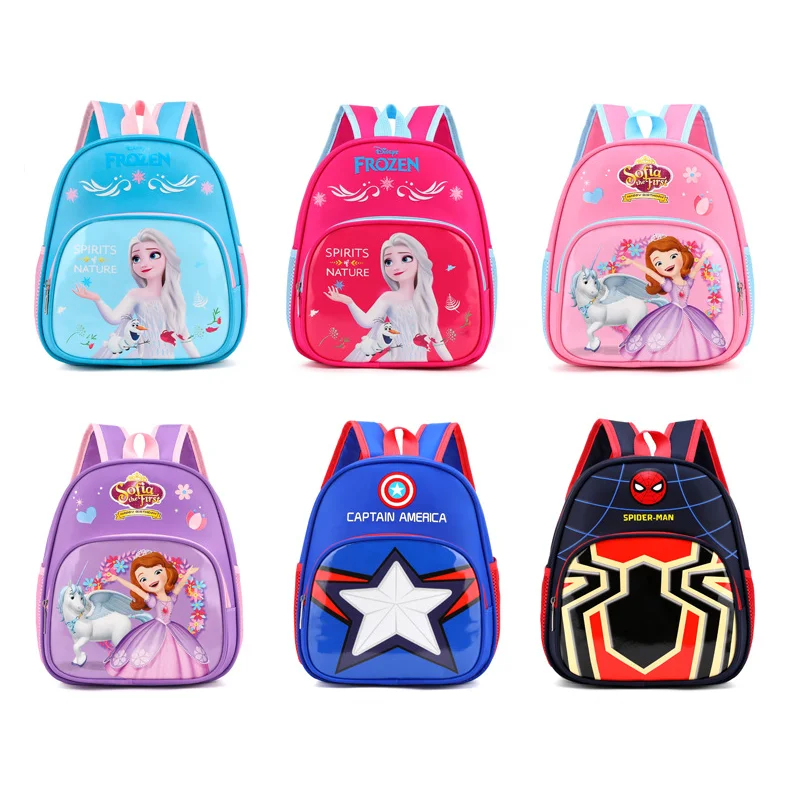 

Новинка 2023, школьная сумка для детского сада, рюкзак из мультфильма «Холодное сердце» Disney, рюкзак для детей 3-6 лет