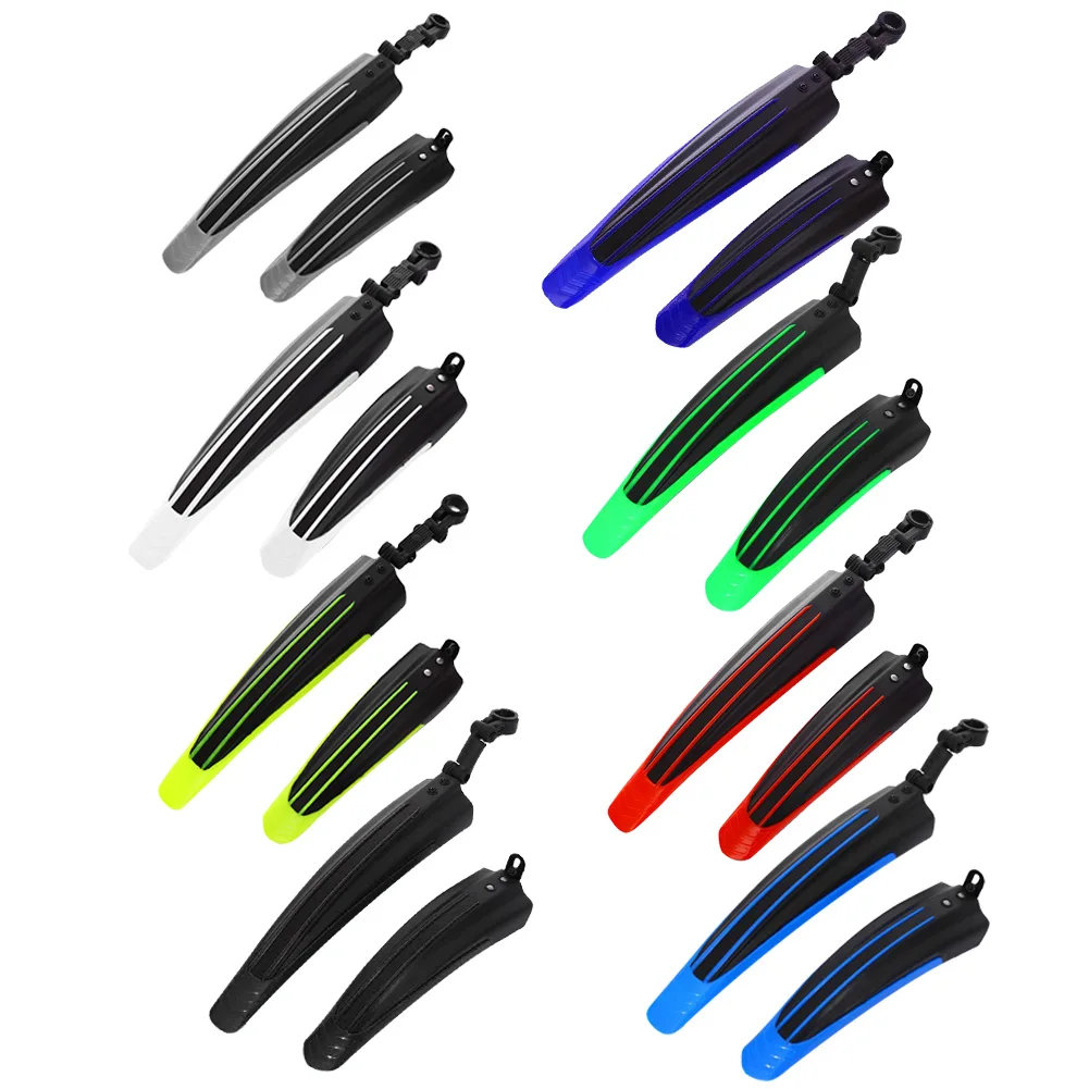 2pcs Bicycle Fenders Splash Fender Guard Set Mountain Bike Rear Front Mudguard Cycling Riding Accessories for 20/22/24/26 inch - купить по