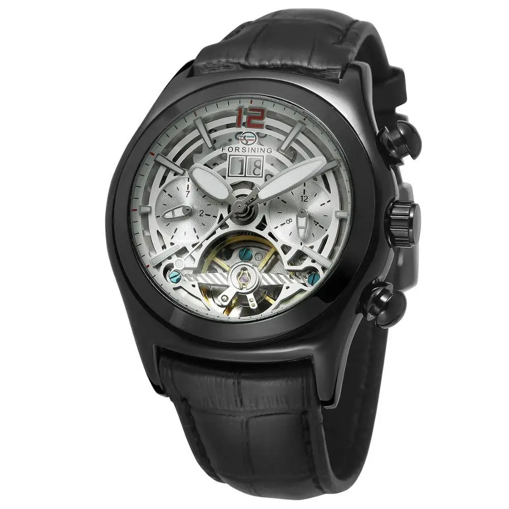 Часы мужские механические с турбийоном из нержавеющей стали |