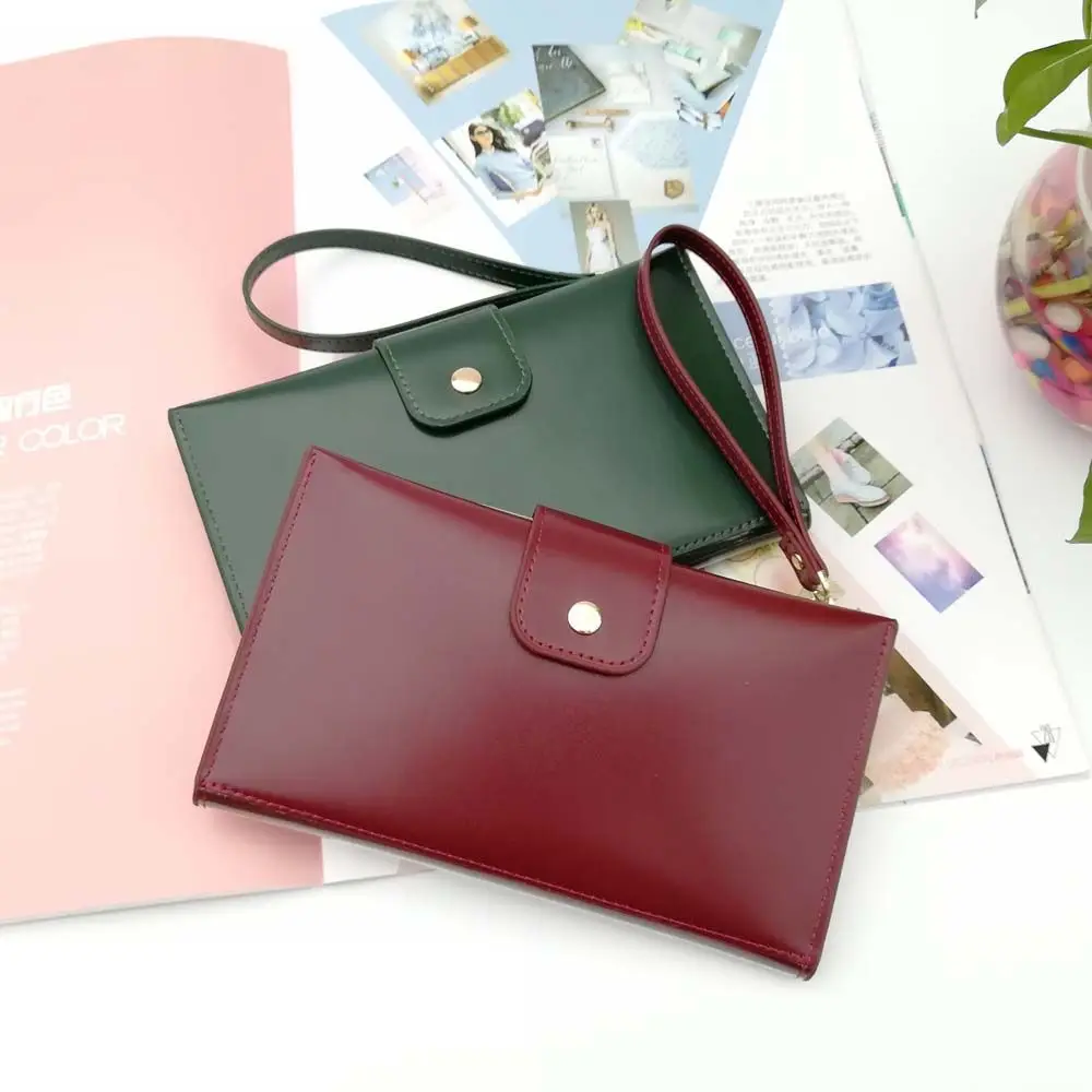 

Card Holder Handbag Multi Card Pockets With zipper Clutch Money Bag Wristlet Pouch Long Wallet Coin Purse Women Wallet